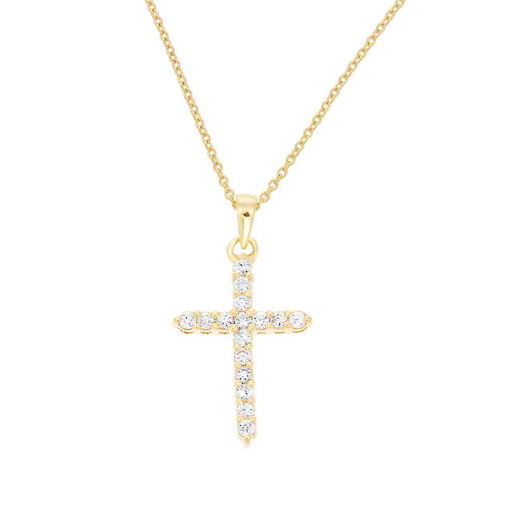 Cross Diamond Pendant PD31828A